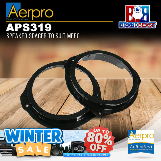 Aerpro APS319 Factory Speaker Adaptor Spacers Suit Mercedes C-Class/E-Class/Vito