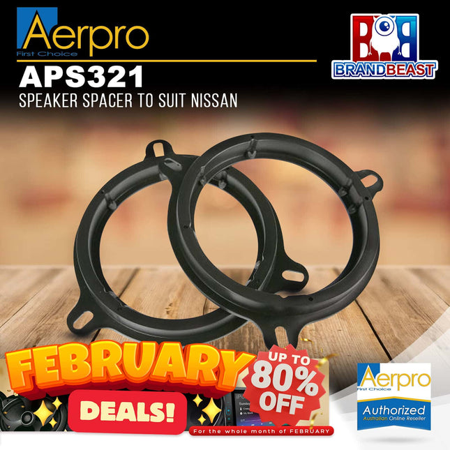 Aerpro APS321 Speaker Spacer to Suit Nissan