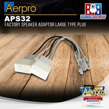 Aerpro APS32 Factory Speaker Adaptor Large Type Plug