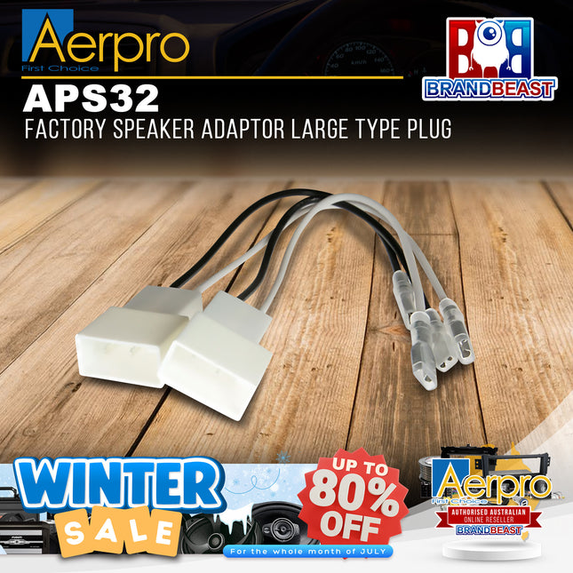 Aerpro APS32 Factory Speaker Adaptor Large Type Plug