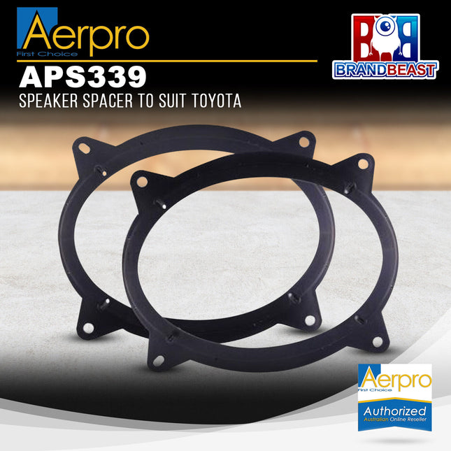 Aerpro APS339 Factory Speaker Adaptor Spacers Suit Toyota Camry