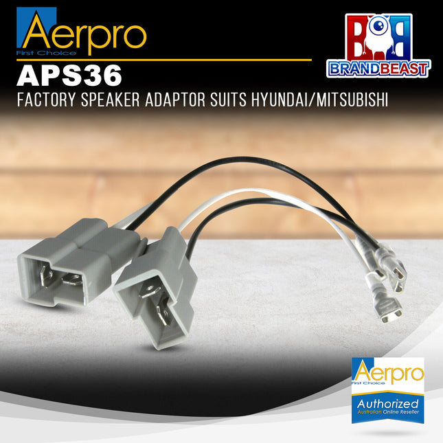 Aerpro APS36 Factory Speaker Adaptor Suit Hyundai/Mitsubishi