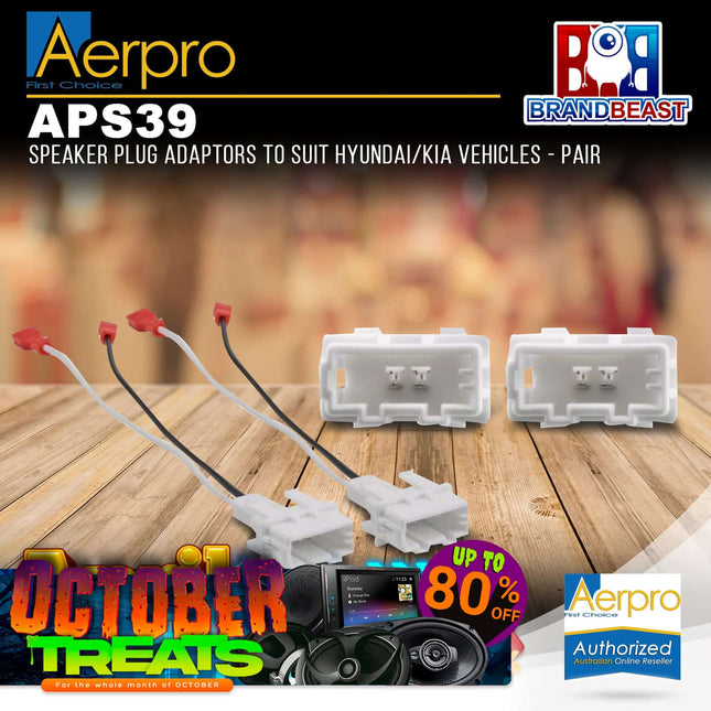 Aerpro APS39 Speaker Plug Adaptors Suit Hyundai/Kia Various Models