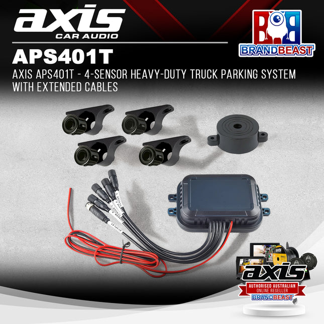 AXIS APS401T - 4-Sensor Heavy-Duty Truck Parking System with Extended Cables
