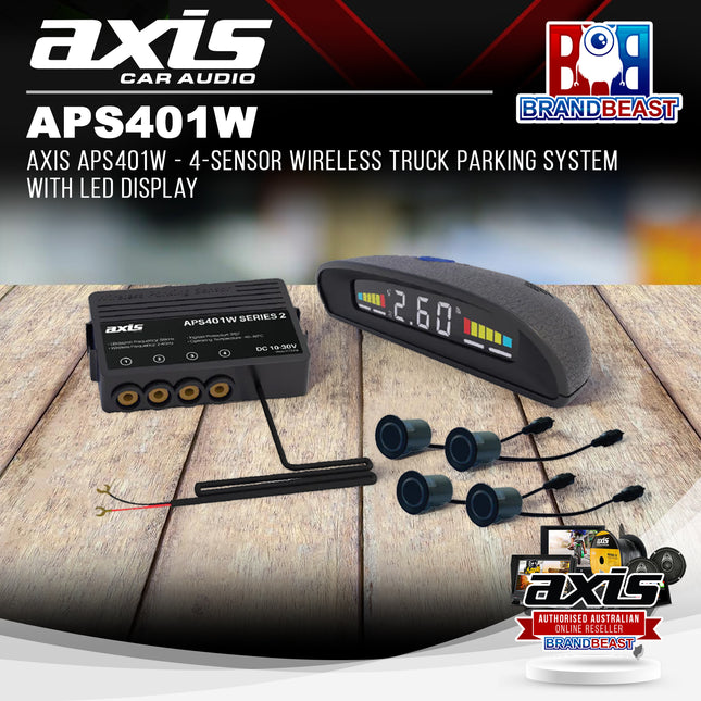 AXIS APS401W - 4-Sensor Wireless Truck Parking System with LED Display
