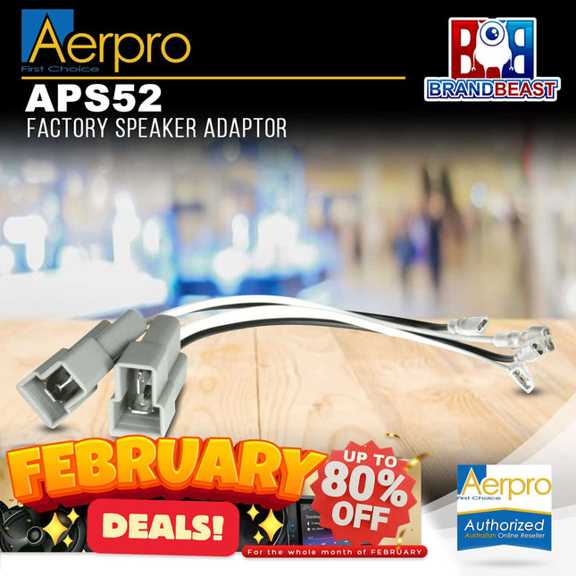 Aerpro APS52 Speaker Plug Adaptors