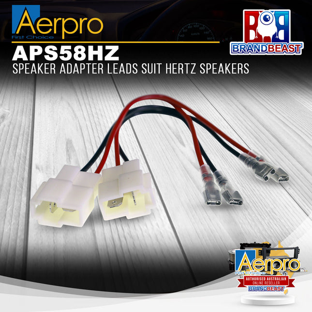 Aerpro APS58HZ Speaker Adapter Leads Suit Hertz Speakers