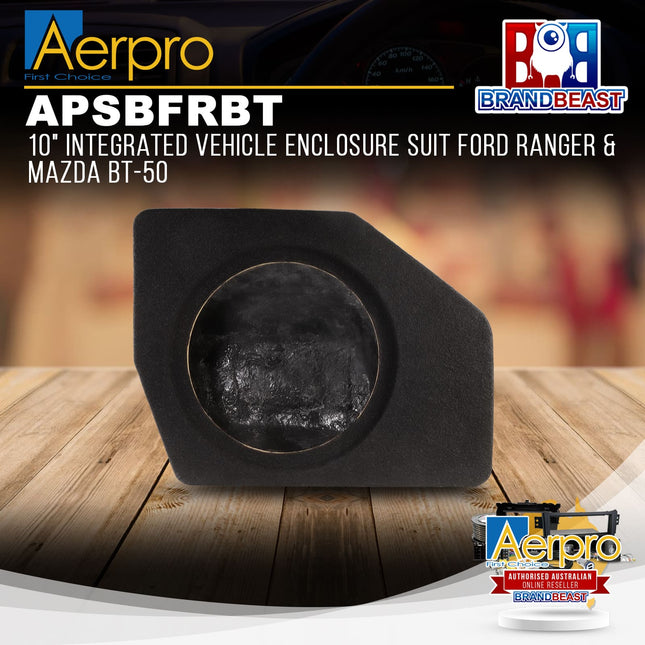 Aerpro APSBFRBT 10" Integrated Vehicle Enclosure Suit Ford Ranger & Mazda BT-50