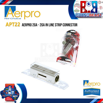 Aerpro APT22 2GA to 2GA In Line Strip Connector