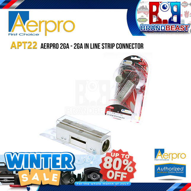 Aerpro APT22 2GA to 2GA In Line Strip Connector