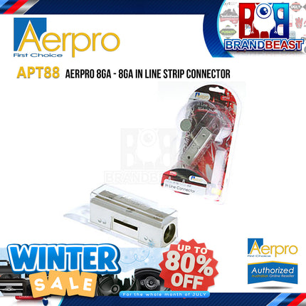 Aerpro APT88 8GA to 8GA In Line Strip Connector