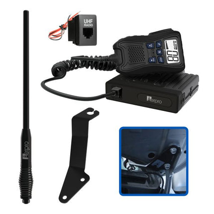 Aerpro APTYCBH2 Hideaway 5W UHF CB Kit LandCruiser 200 2016-2021