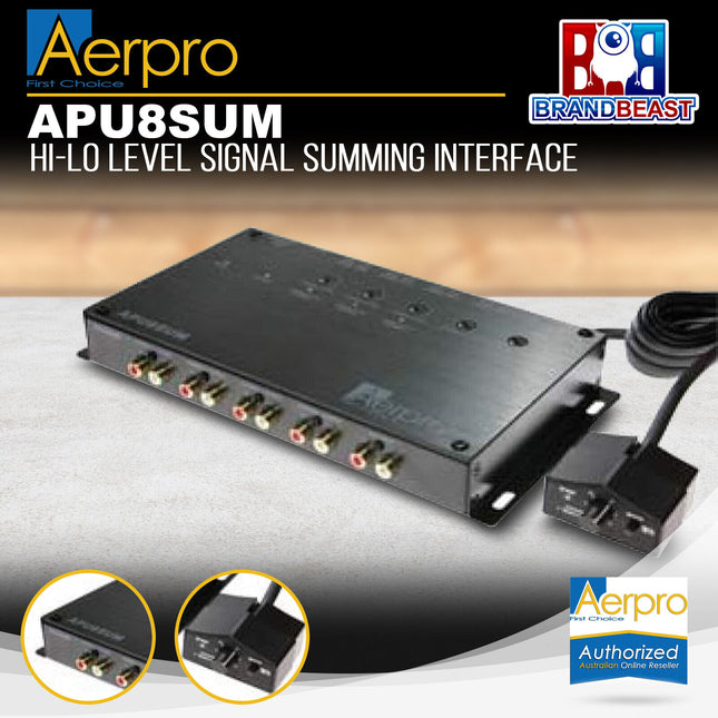 Aerpro APU8SUM Hi-Low Level Signal Summing Interface