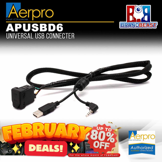 Aerpro APUSBD6 Universal USB Connecter