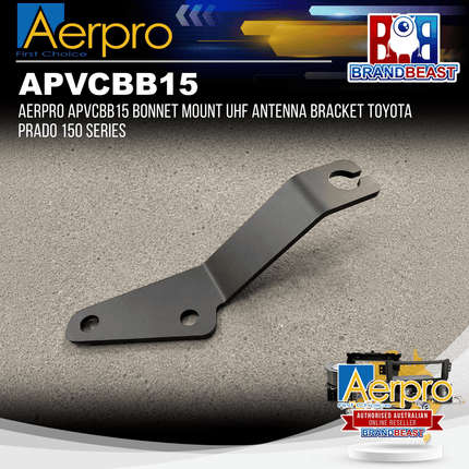 Aerpro APVCBB15 Bonnet Mount UHF Antenna Bracket Toyota Prado 150 Series