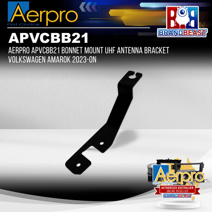 Aerpro APVCBB21 Bonnet Mount UHF Antenna Bracket Volkswagen Amarok 2023-On