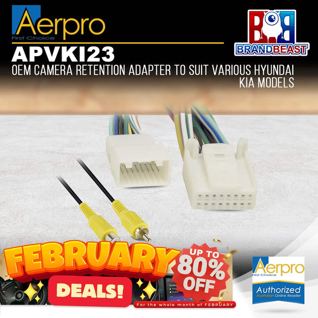 Aerpro APVKI23 OEM Camera Retention Adapter to Suit Various Hyundai Kia Models