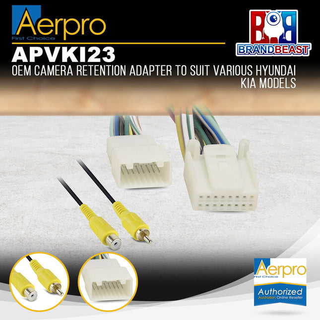 Aerpro APVKI23 OEM Camera Retention Adapter to Suit Various Hyundai Kia Models