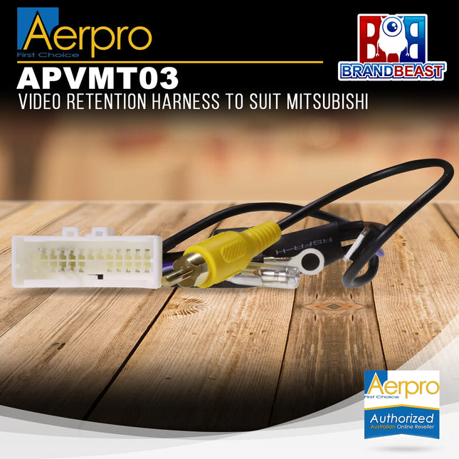 Aerpro APVMT03 Video Retention Harness to Suit Mitsubishi Pajero