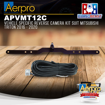 Aerpro APVMT12C Vehicle Specific Reverse Camera Kit Suit Mitsubishi Triton