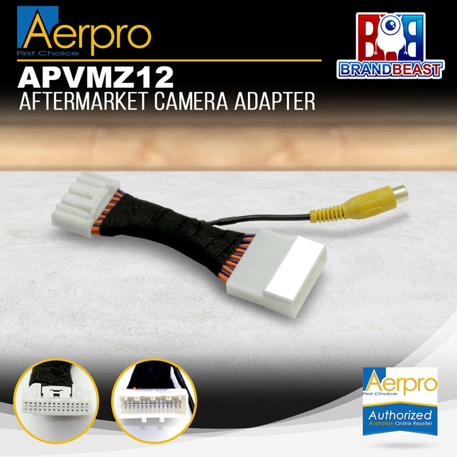 Aerpro APVMZ12 Aftermarket Camera Adaptor to Suit Mazda