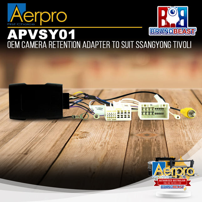 Aerpro APVSY01 OEM Camera Retention Adapter to Suit Ssangyong Tivoli