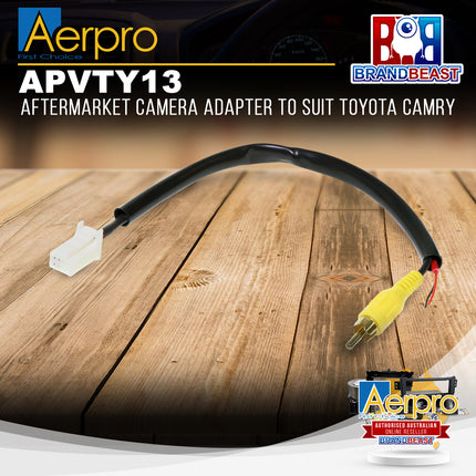 Aerpro APVTY13 Aftermarket Camera Adapter to Suit Toyota Camry