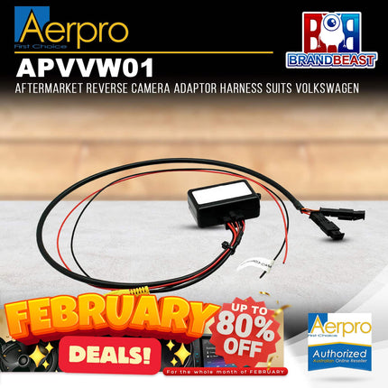 Aerpro APVVW01 Aftermarket Camera Adapter to Suit Volkswagen