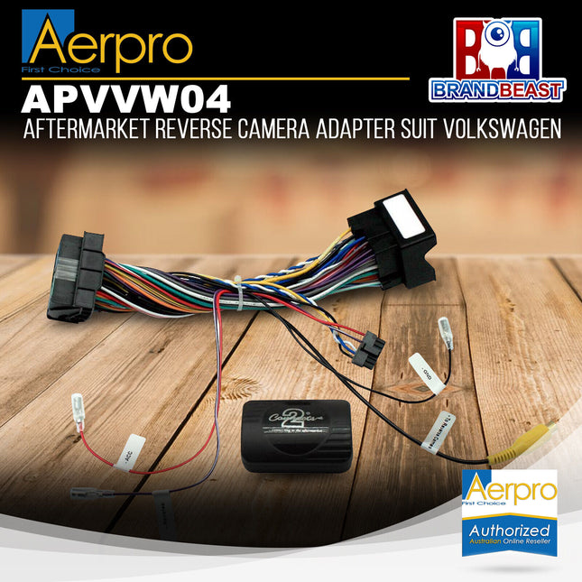Aerpro APVVW04 Aftermarket Reverse Camera Adapter to Suit Volkswagen