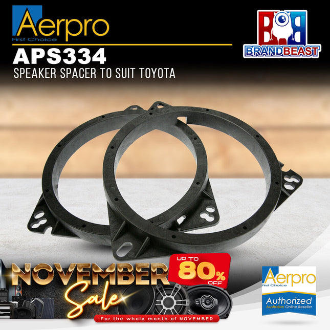 Aerpro APS334 Speaker Spacer to Suit Toyota