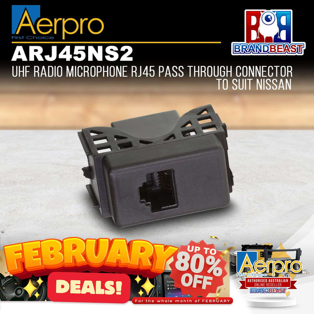 Aerpro ARJ45NS2 Panel Adapater Socket RJ45 to Suit Nissan