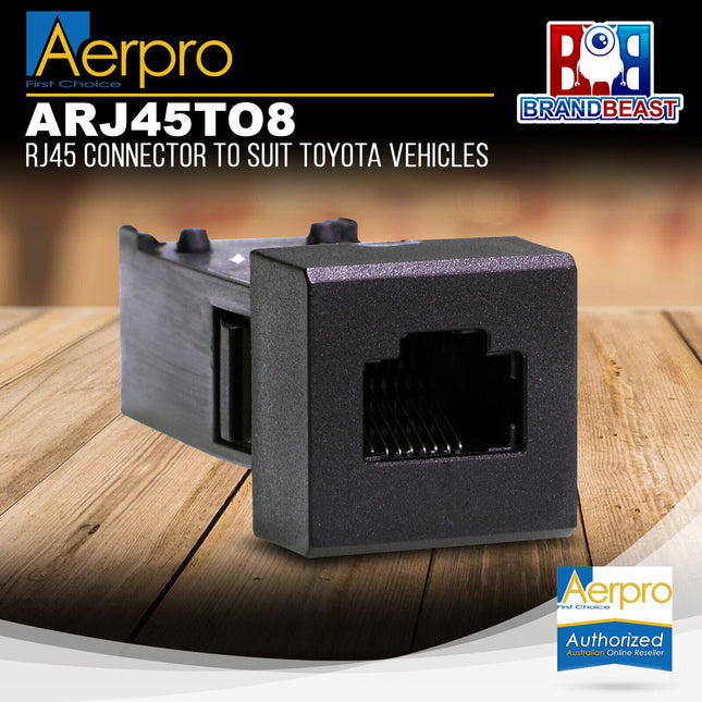 Aerpro ARJ45TO8 RJ45 Connector to Suit Toyota Vehicles