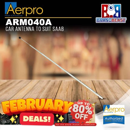 Aerpro ARM040A Car Antenna To Suit Saab