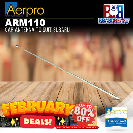 Aerpro Arm110 Car Antenna To Suit Subaru