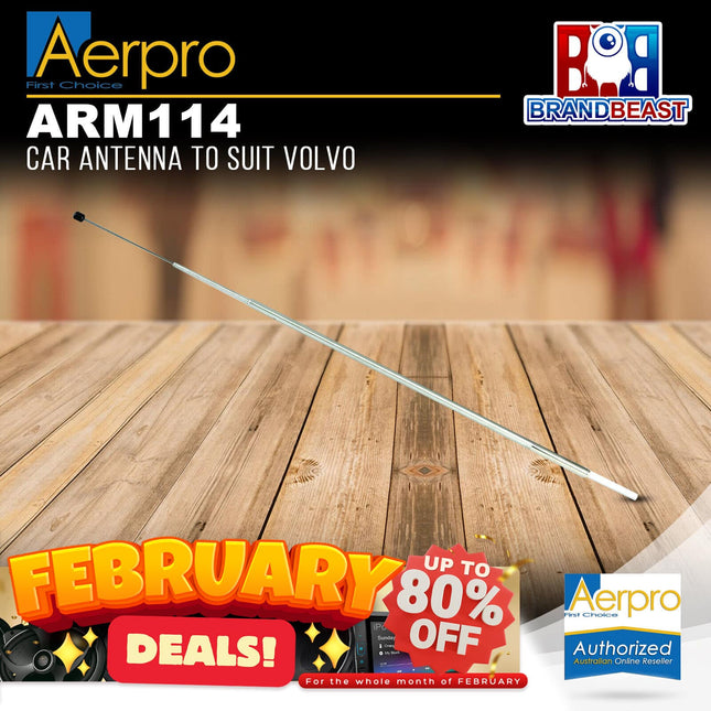 Aerpro ARM114 Car Antenna to Suit Volvo