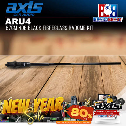 Axis ARU4 4db Black Fibreglass Radome Kit 67cm