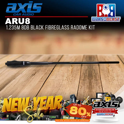 Axis ARU8 8db Black Fibreglass Radome Kit 1.235m