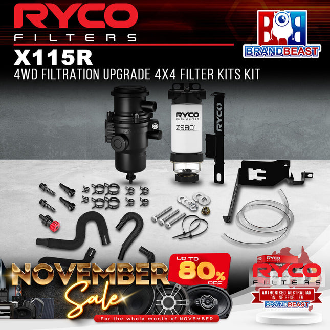 Ryco X115R 4WD Filtration Upgrade Filter Kits