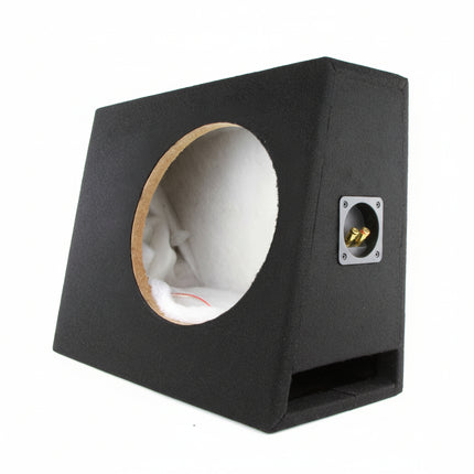 DNA ASC510SLSPB 10" Sealed Slimline Subwoofer Enclosure With Flat Back & Slot Port - Black