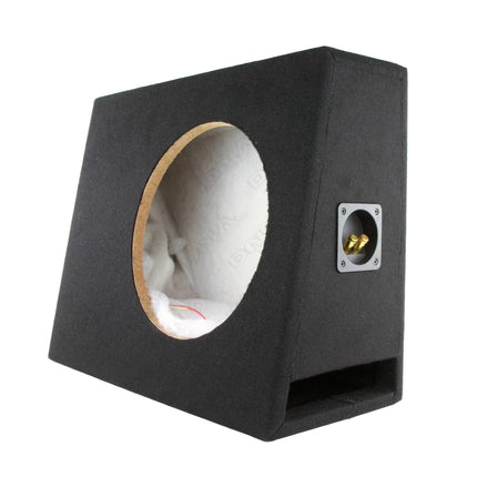 DNA ASC512SLSPB 12" Sealed Slimline Subwoofer Enclosure With Flat Back & Slot Port - Black