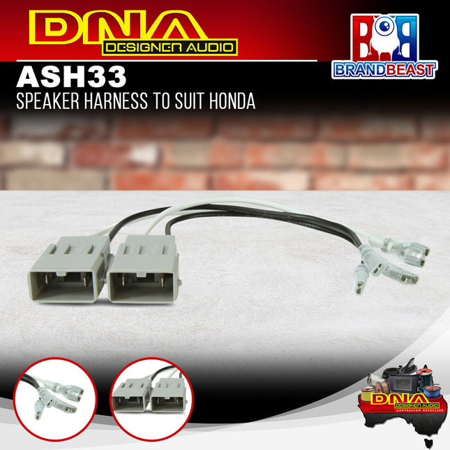 DNA ASH33 Speaker Harness To Suit Honda