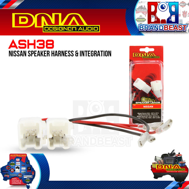 DNA ASH38 Speaker Harness To Suit Nissan