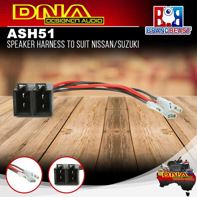DNA ASH51 Speaker Lead Harness Suit Various Hyundai/Kia Vehicles