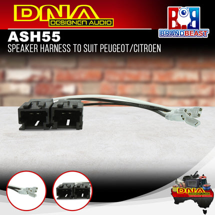 DNA ASH55 Speaker Harness to Suit Peugeot/Citroen