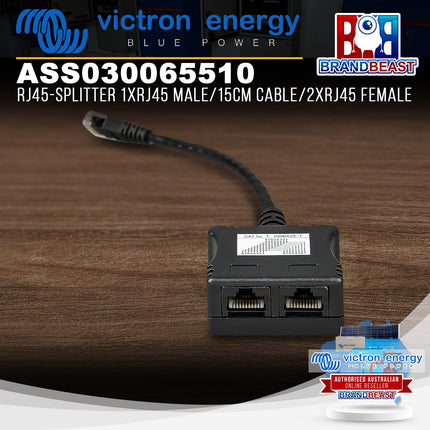 Victron Energy ASS030065510 RJ45-Splitter 1XRJ45 Male/15cm Cable/2XRJ45 Female