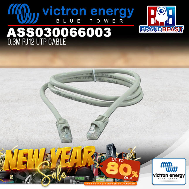 Victron Energy ASS030066003 0.3m RJ12 UTP Cable