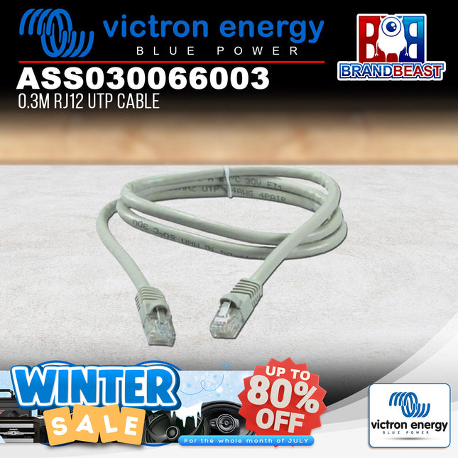 Victron Energy ASS030066003 0.3m RJ12 UTP Cable