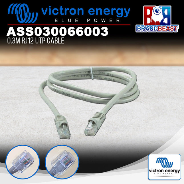 Victron Energy ASS030066003 0.3m RJ12 UTP Cable