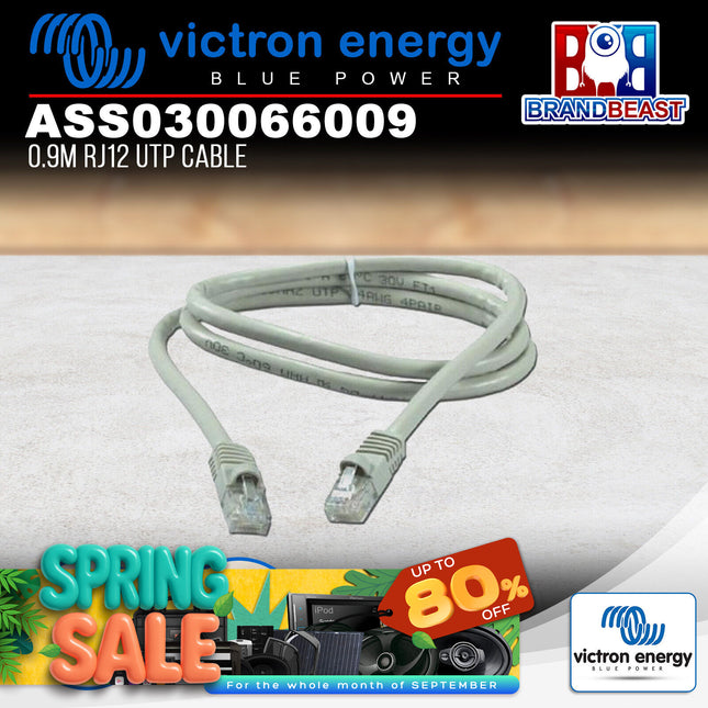 Victron Energy ASS030066009 0.9m RJ12 UTP Cable