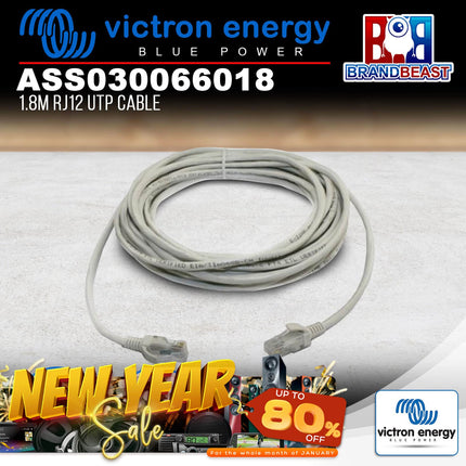 Victron Energy ASS030066018 1.8m RJ12 UTP Cable